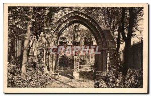 Old Postcard Paris Strolling Musee de Cluny (Portal of the Virgin XII th cent...