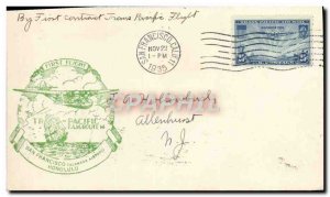 Letter USA 1st Flight San Francisco Honolulu November 22, 1935