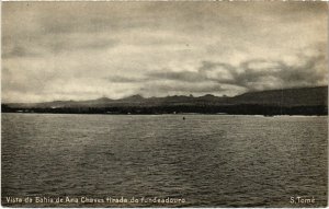 PC CPA ANGOLA, S. THOMÉ, VISTA DE BAHIA DE ANA CHAVES, POSTCARD (b20869)