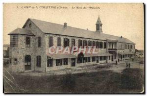 Old Postcard Camp of Courtine The Army Officers Mess