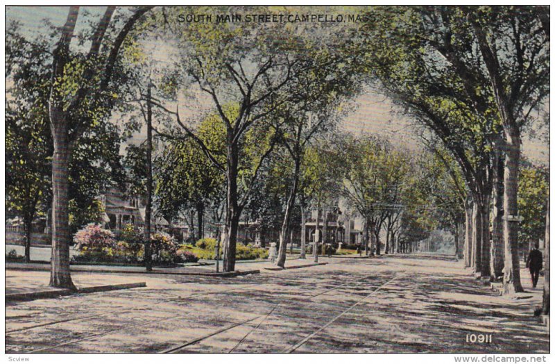 CAMPELLO, Massachusetts, 1900-1910's; South Main Street