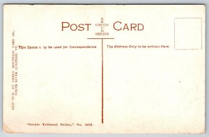 Windsor Vermont~Panorama View Of Mount Ascutney & Town @ Base~Vintage Postcard