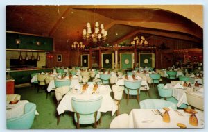 WEST DUNDEE, IL Illinois ~ SWISS CHALET RESTAURANT c1960s Roadside  Postcard