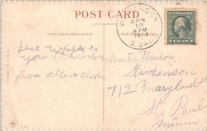 D78/ White Rock South Dakota SD Pennant Postcard 1913 Girls All Like Me