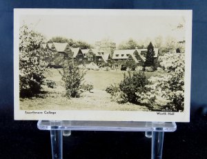 Swarthmore, PA - RPPC - Swarthmore College - Worth Hall - Pennsylvania