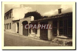 Old Postcard Ile d'Oleron Saint Pierre houses grandmothers Pierre Loti