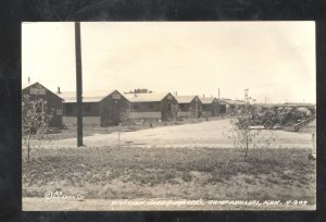 RPPC CAMP PHILLIPS KANSAS DIVISION HEADQUARTERS VINTAGE REAL PHOTO PSOTCARD