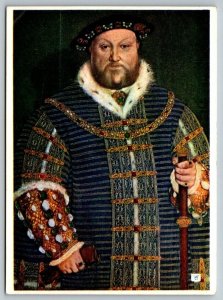 King Henry  VIII  Warwick Castle     Postcard