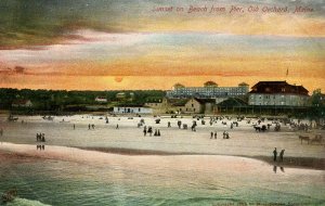 ME - Old Orchard. Beach, Sunset from Pier, 1906
