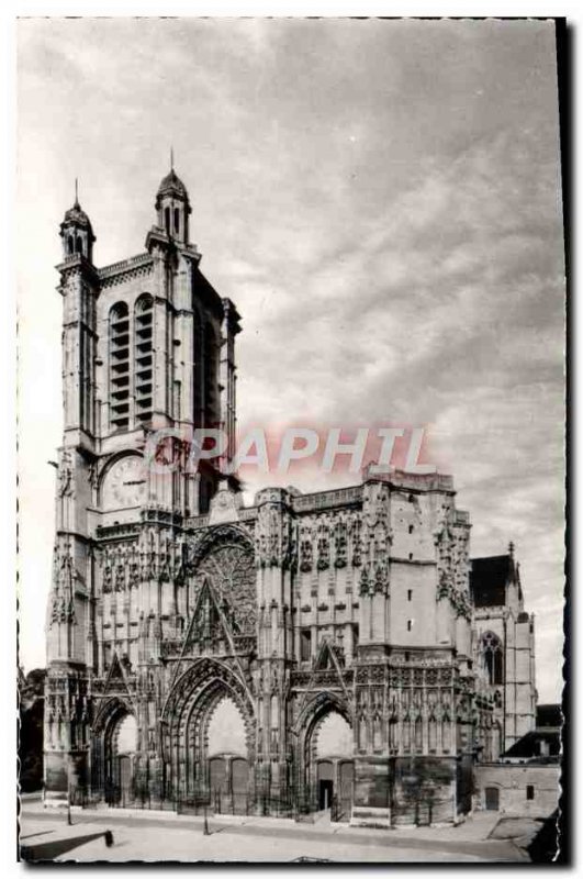 Modern Postcard Troyes La Cathedrale Saint Pierre Saint Paul