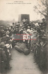 France, Metz, Crowd Hovering Over Prince Federic-Charles Statue, Bergeret No 51