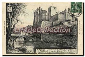 Postcard Old Castle Clisson