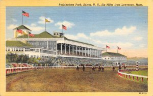 Horse Racing Rockingham Park Race Track Salem New Hampshire postcard