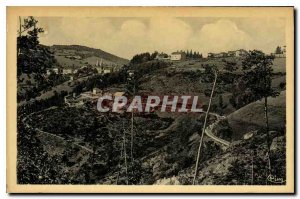 Old Postcard Louvesc Ardeche Nice view of the city