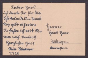 Vintage postcard Biebrich Palace Rheinfront Wiesbaden Hesse Germany