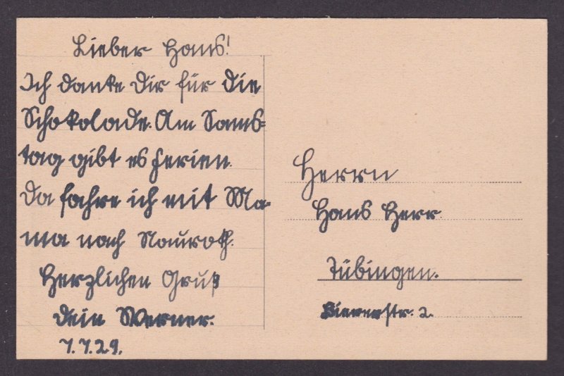 Vintage postcard Biebrich Palace Rheinfront Wiesbaden Hesse Germany