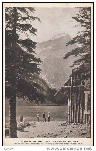 A Glimpse Of The Great Canadian Rockies, Canada, 1910-1920s