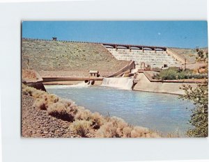 Postcard Lahonton Dam near Fallon Nevada USA