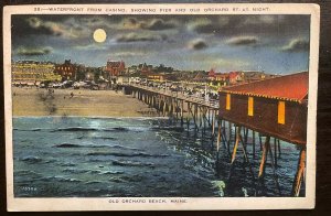 Vintage Postcard 1915-1930 Old Orchard Beach Waterfront & Casino, Maine (ME)