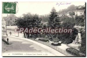 Old Postcard Plombieres Avenue Frenchman Louis