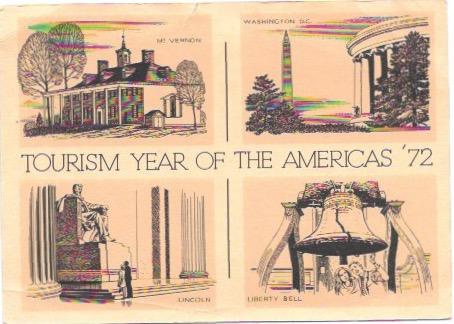 US Postcard Mint Airmail. Niagara Falls.  Issued in 1972.