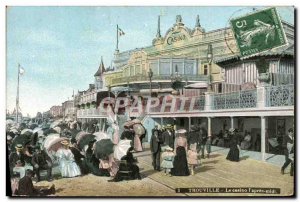 Old Postcard Trouville Casino & # 39apres the twelve o'clock