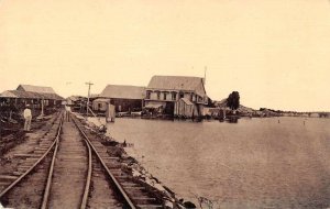 Honduras Railroad Scene Vintage Postcard AA9779