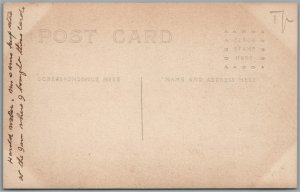 HAINES CITY FL BOATING ON LAKE EVA ANTIQUE REAL PHOTO POSTCARD RPPC