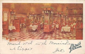 LIPPE'S MOSAIC ROOM RESTAURANT ST. LOUIS MISSOURI ADVERTISING POSTCARD 1910 **
