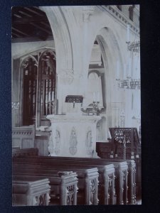 Barnet HADLEY MONKEN St Mary the Virgin Church PULPIT & ORGAN - Old RP Postcard