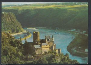 Germany Postcard - The Rhine - Katz Castle and The Loreley    RR5728
