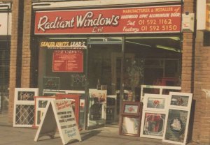 Dagenham Windows Double Glazing Shop Advertising Postcard