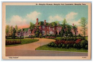 c1940 Memphis Museum Memphis Park Commission Exterior Memphis Tennessee Postcard