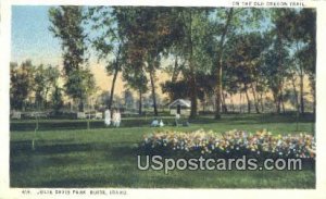 Julia Davis Park - Boise, Idaho ID