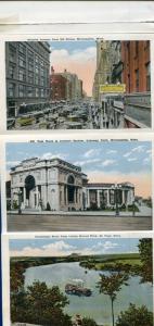 St Paul Minneapolis Minnesota mn 1920s Como Park Indian Mounds Postcard Folder