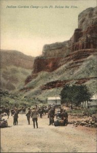 Grand Canyon Arizona AZ American Indian Garden Camp Vintage Postcard