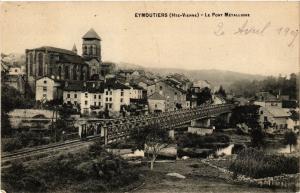 CPA EYMOUTIERS (Hte-VIENNE) - Le Pont Metallique (293866)