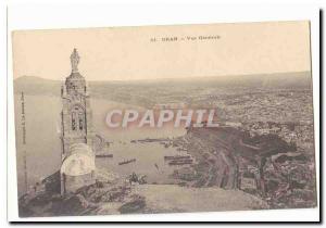 Algeria Oran Old Postcard General view