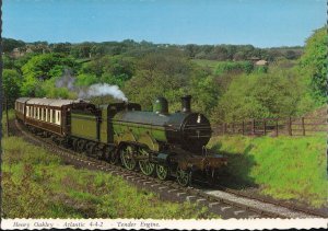 Railways Postcard - Trains - Henry Oakley Atlantic 4-4-2 Tender Engine RR1474