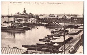 Port Said Offices of the Canal C Egypt Postcard