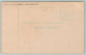 Lake Mills Wisconsin~Schultz Cottage~Steam Heat~Electric Lights~Stetson Pub~1908