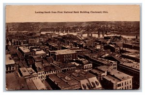 Cityscape View From National Bank Cincinnati Ohio OH UNP UDB Postcard V19