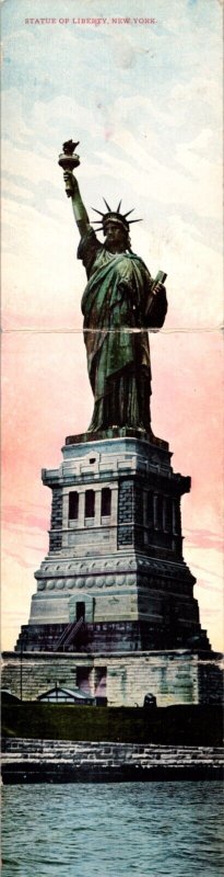 Fold-Out Postcard Statue of Liberty, New York