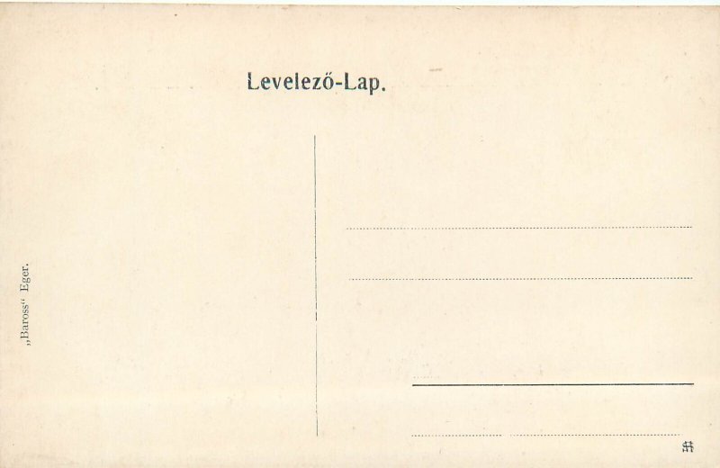 B514 Hungary Egerfarmos old postcard