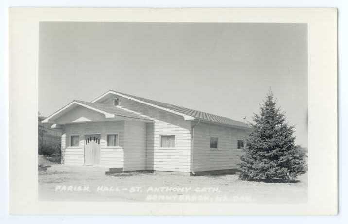 RPPC of Parish Hall St Anthony Catholic Church, Donnybrook North Dakota ND