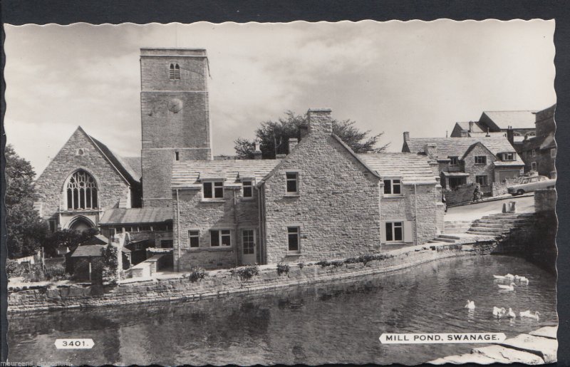 Dorset Postcard - Mill Pond, Swanage  DR555