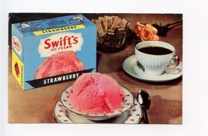 Miami FL 1958 Swifts Ice Cream Advertising Postcard