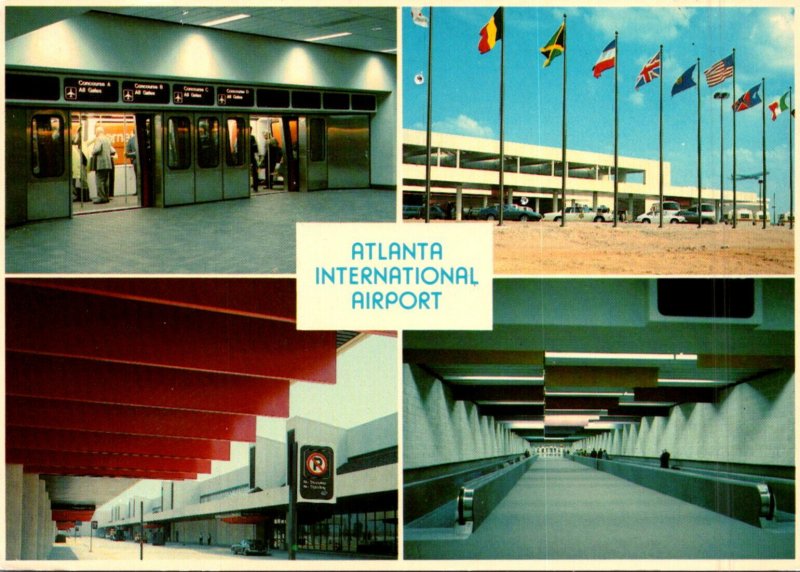 Georgia Atlanta Multi View Atlanta International Airport 1989