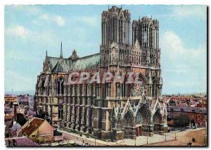 Modern Postcard The Cathedral of Reims before the war