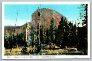 Yellowstone National Park  Mount Haynes  Madison Canyon  Wyoming   Postcard